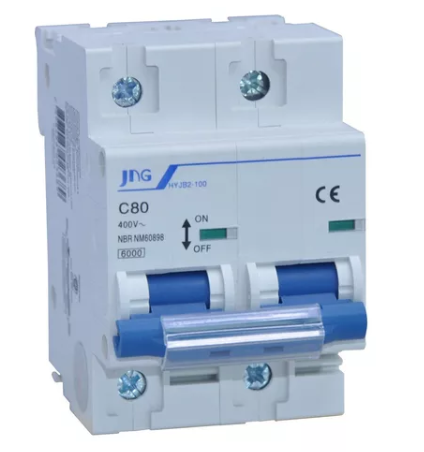 MINI DISJUNTOR 80A 2POLOS JNG